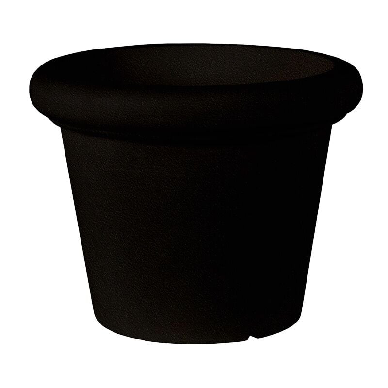 Rosa 45 Jardinière Ronde et Rustique d'Intérieur et d'Extérieur Pour Plantes et Fleurs Très Résistante au Temps. Fabriqué en Polyéthylène en Espagne