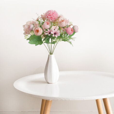 Rosa artificial de seda: Exquisita flor decorativa para fotografía, bodas, hogar y negocios.