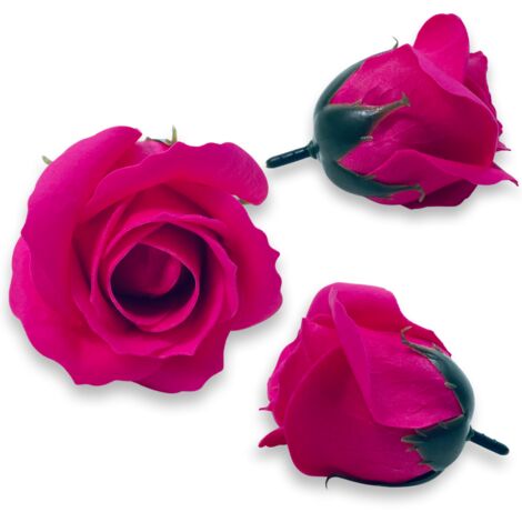 Rosa de jabón de color rosa oscuro
