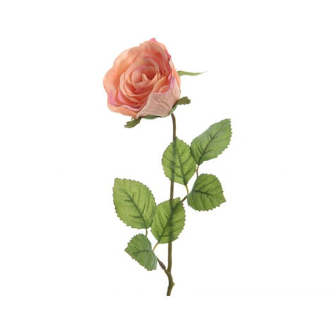 ROSA DECORATIVA PESCA H45CM