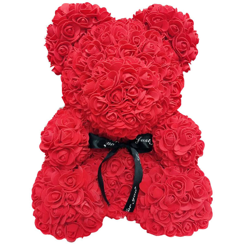 

Rosa del oso de peluche de 10 pulgadas de alto flor Oso perfectos para fiestas fiesta de cumpleanos Aniversario Rose Bear (caja de regalo no esta