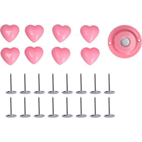 Rosa herzförmiger magnetischer Bettdeckenverschluss – Deckenhalter mit Magnetverschluss