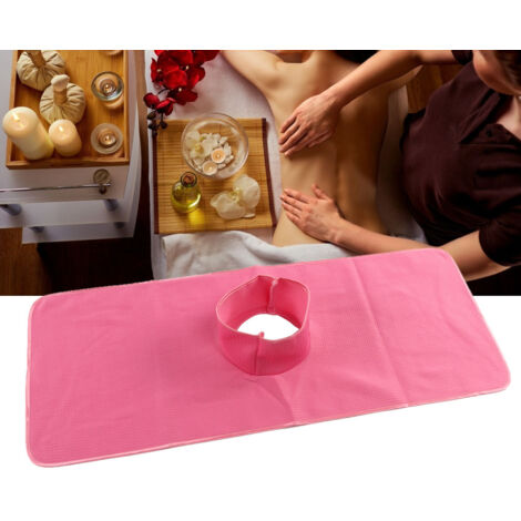 Rosa Massagehandtuch 35 x 90 cm, für Spa- und Kosmetikbehandlungen – wiederverwendbar