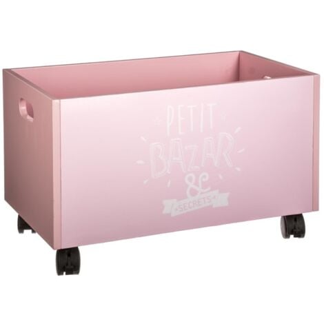 Rosa Roulette Aufbewahrungsbox - Atmosphera Für Kinder
