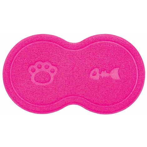 Rosa - Tappetino sottociotola doppio in pvc per cani e gatti