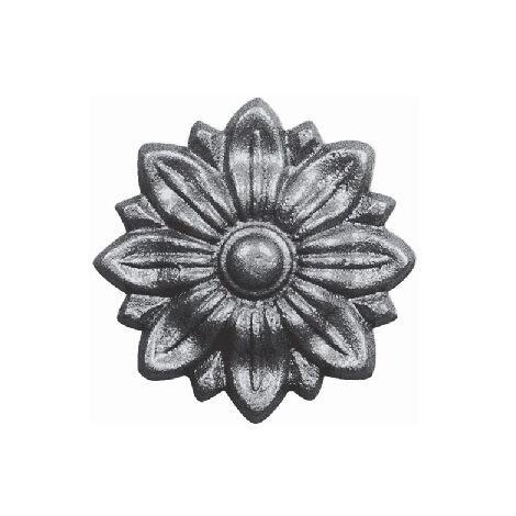 Rosace en fonte Ø225mm - Motif de soleil