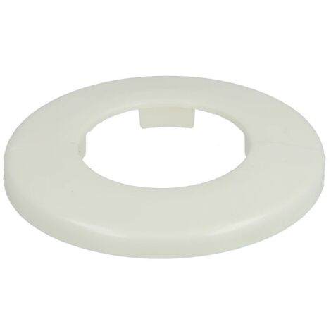 Rosace à clipser blanc diam. 34 mm, 65 mm, H 6,5 mm