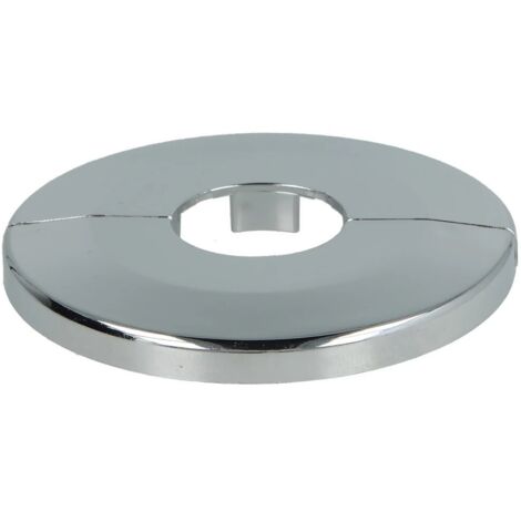 Rosace à clipser chromé diam. 22 mm , 65 mm, H 6,5 mm