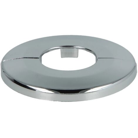 Rosace à clipser chromé diam. 27 mm, 65 mm, H 6,5 mm