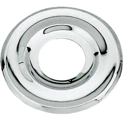 Rosace a moulure diamètre 1/2" (15x21) chrome