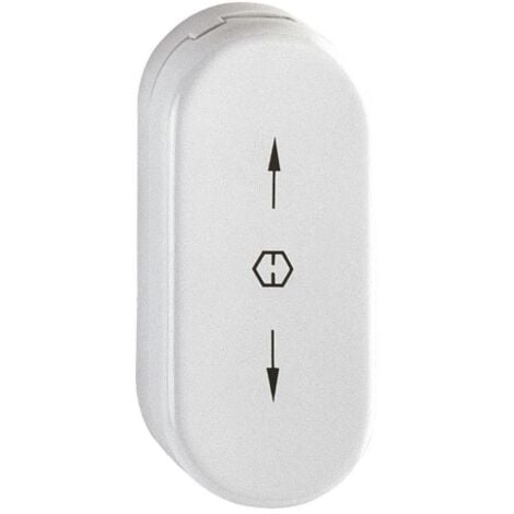 Rosace avec cache en aluminium pour fenêtre U26 SV - HOPPE AG - Blanc 9010