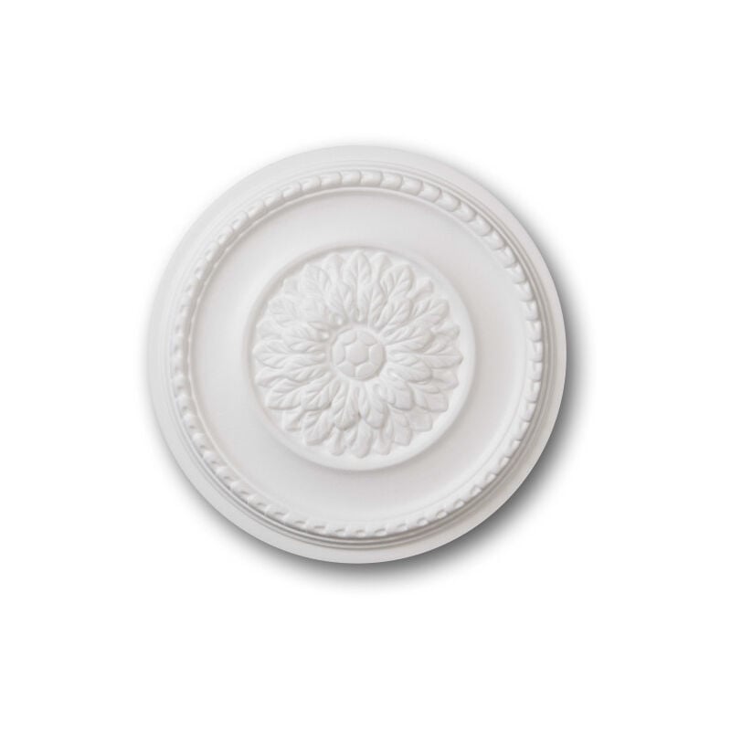 B23 Decoflair Rosace Polystyrène expansé 35 x 420 x 420 - 1 pièce