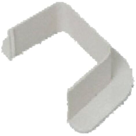Rosace blanche murale pour goulotte 80x60 mm - EID
