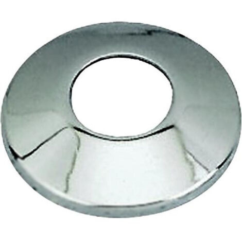 Rosace bombee chrome diamètre 1/2" (15x21)