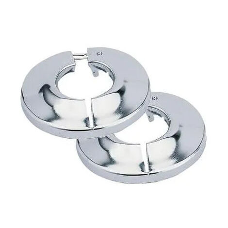 Rosace chromée articulée diamètre 12 (la paire)