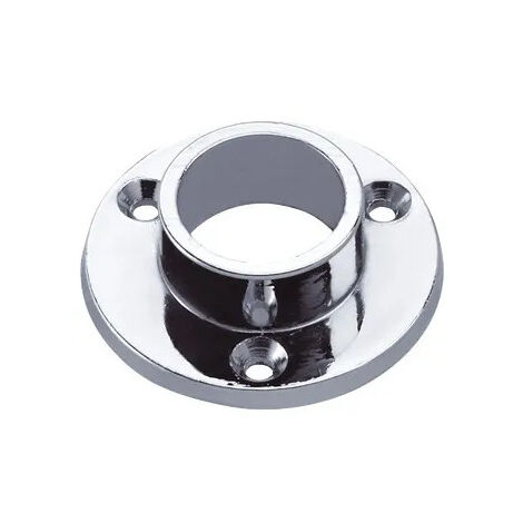 Rosace coulissante (à l'unité) diamètre 20 chromée