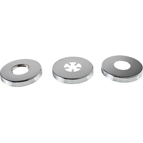 Rosace coulissante Stedo Design diam. 80 mm, h 10 mm, d 22 mm laiton chromé BG