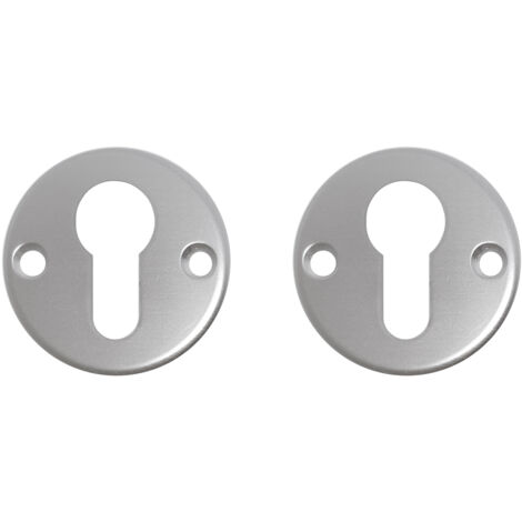 Rosace cylindre en aluminium ronde - Par set