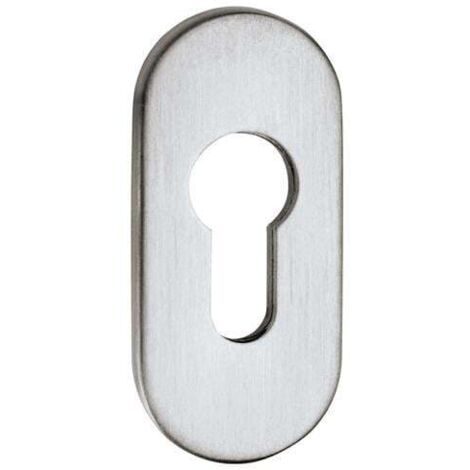Rosace de clé 0811/6003 Alu.F12 Plaque 6mm PZ ov.