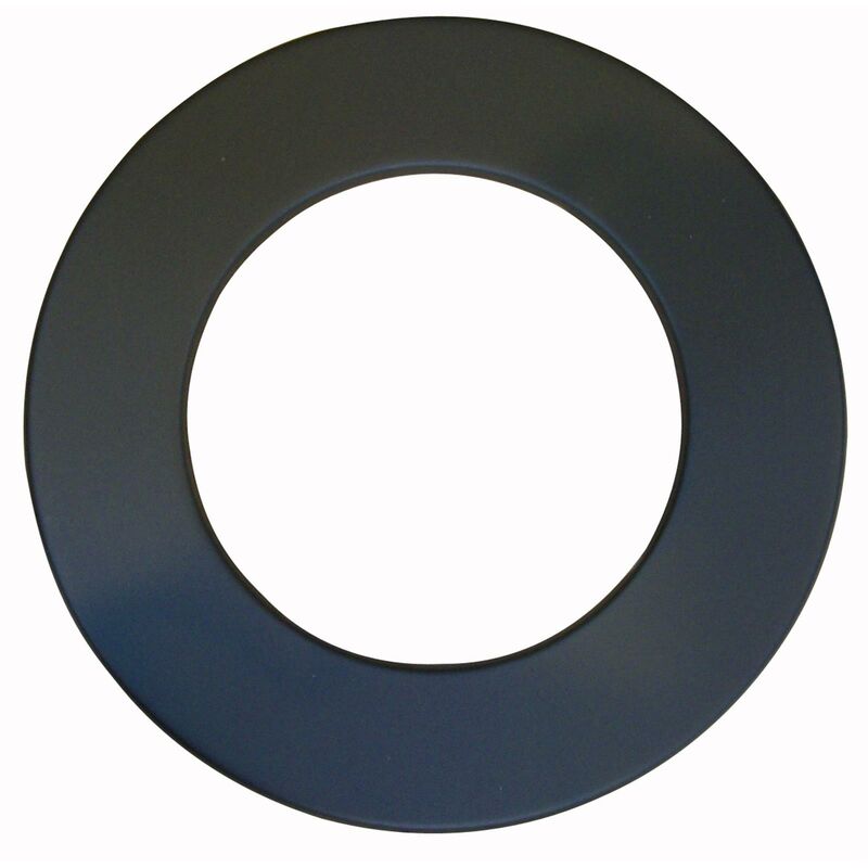 Rosace pour élément droit de finition - ø 150 - Noir