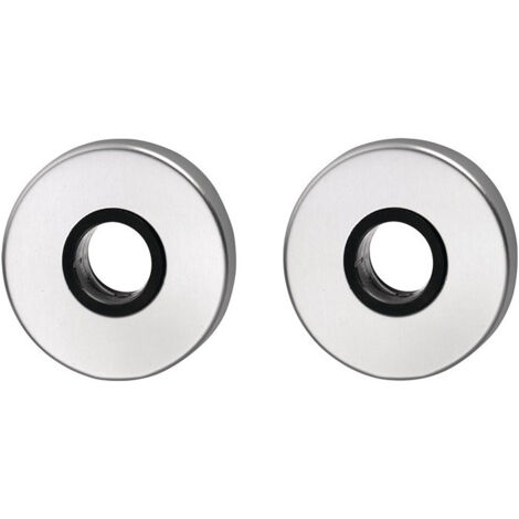 Rosace de poignée 051 Inox F00 Epaisseur plaque 8 mm trou de poignée rond EDI