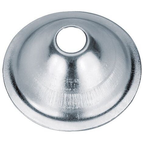 Rosace d'écartement conique acier zingué - Boite de 100 Ø21 - H14mm