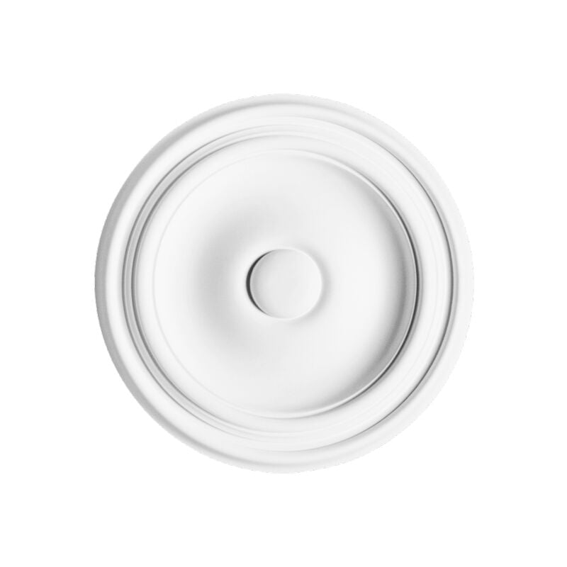 R07 Rosace de plafond Orac Decor ø 26cm - moulure décorative polyuréthane Avec un tube de colle