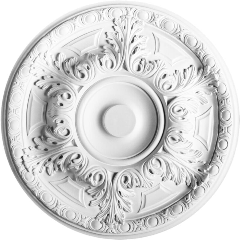 R18 Rosace de plafond Orac Decor ø 49cm - moulure décorative polyuréthane Sans tube de colle