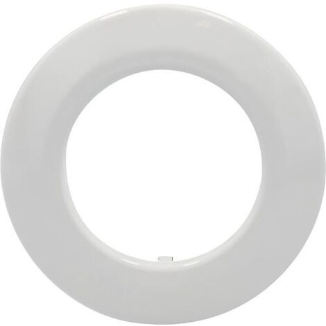 Rosace émaillée, Ø 100 mm pour tuyaux de poêle, blanc