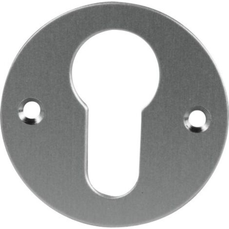 Rosace embout Ø46 mm aluminium argent clé I - JEAN JOURJON