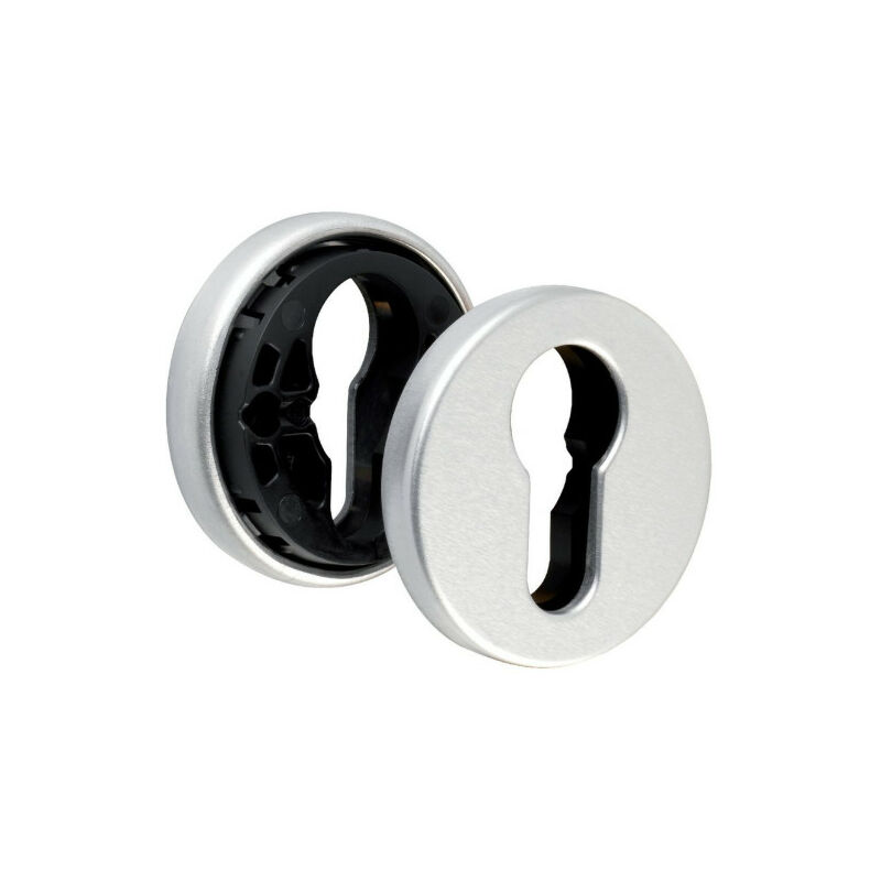 Jeu de rosaces 6600 Argent Trou ø 22 mm