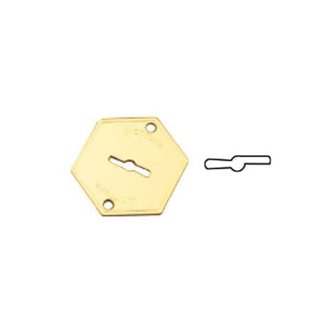 Rosace externe en laiton 95215 - mm.52x64 (95215000C1)