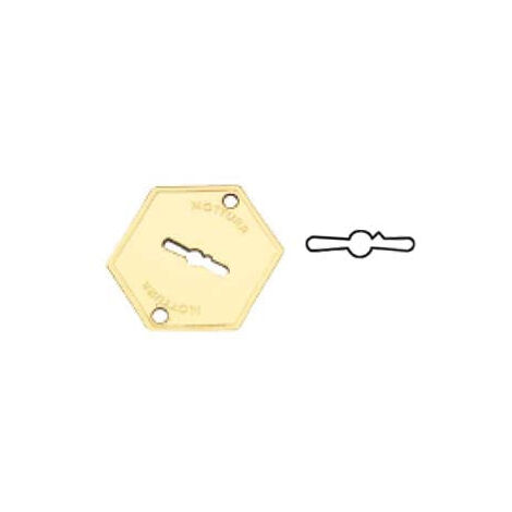 Rosace externe en laiton 95223 - mm.52x64 (95223000C1)