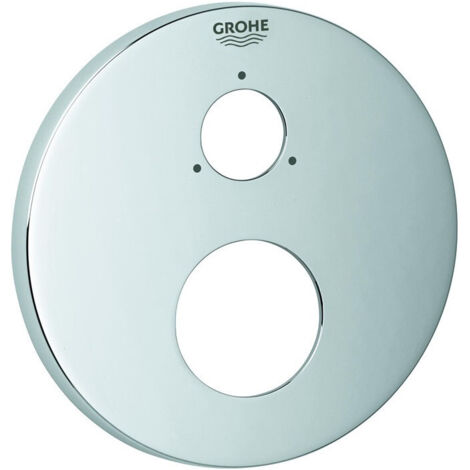 Rosace Grohe 49108 rond pour EHM-Kit de garnitures chromé
