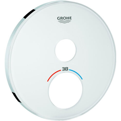 Rosace Grohe SmartControl 49031 rond moon white