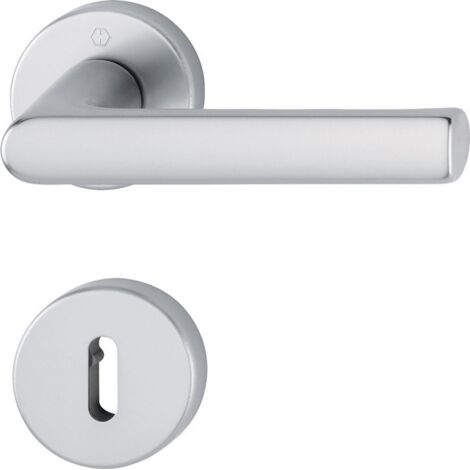 Rosace Hamburg 1700 / 42KB / 42KBS aluminium F1 ronde OB DIN gauche / droite D / D HOPPE