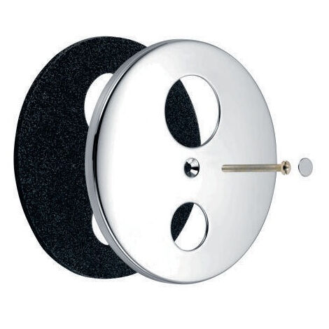 Rosace murale 440433 pour mitigeur de bain à encastrer MultiFlow chrome