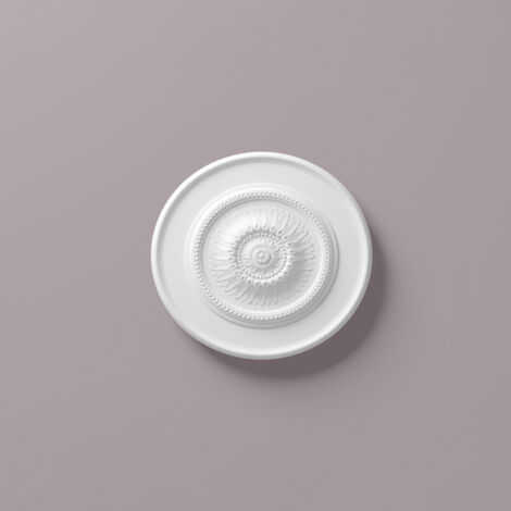 Rosace NMC R10 ARSTYL Noel Marquet Élement décorative design intemporel classique blanc diamètre 60 cm