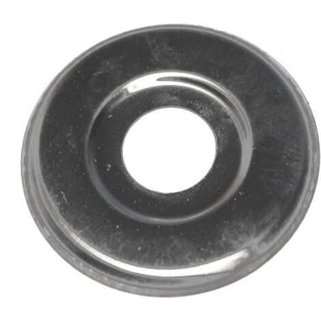 Rosace plate en acier inoxydable de 1/2"