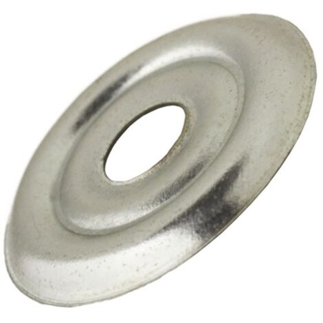 Rosace plate en acier zingué - 30 mm - Boite de 100 - SCELL-IT - RP30