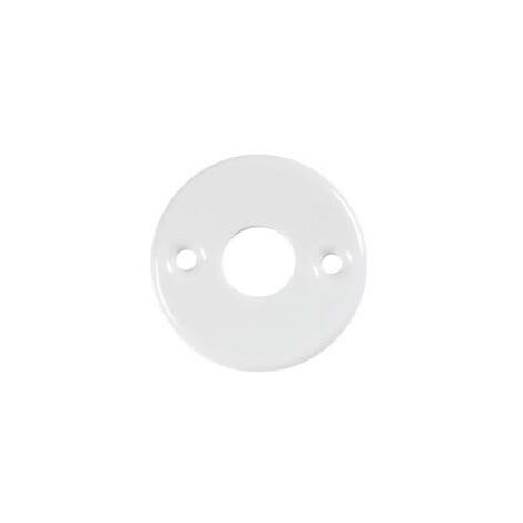 Rosace porcelaine blanche MERIGOUS - Bec de cane - V7340.11.100