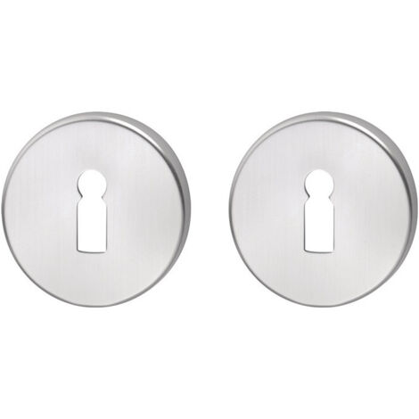 Rosace porte en acier inoxydable 055 VA F00 épaisseur.8mm BB rd.EDI