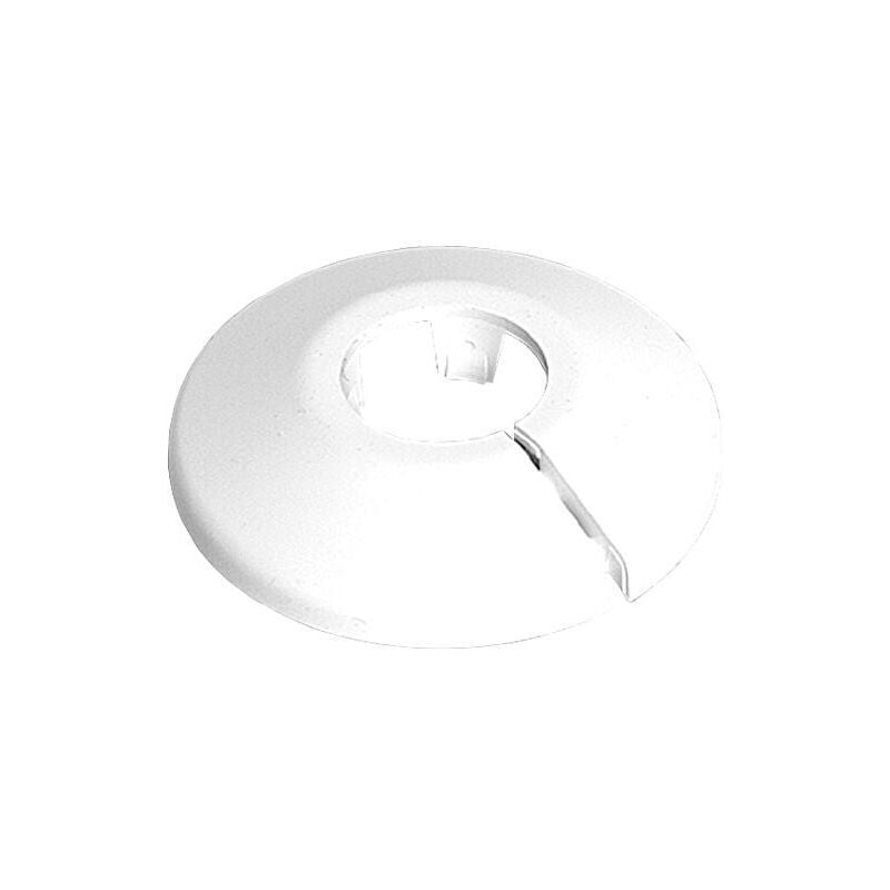 Rosace rabattable pour radiateur blanc 22 mm 1/2' sachet de 100 pieces