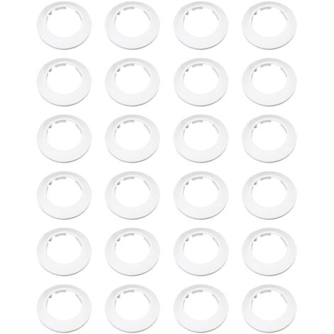 Rosace Radiateur Cache Tuyau pour Radiateur Chauffage Plomberie Couvercle de Trou Mural Sol，10 pcs (cache tuyau radiateur)