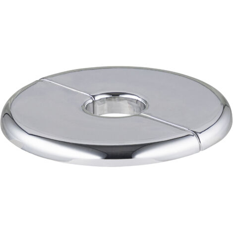 Rosace ronde à agrafes Ø60 pour tube Ø16 (x2) NOYON & THIEBAULT Chromé