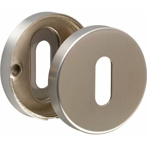 Rosace ronde inox - Clé L - Inox 19 - La paire - Normbau