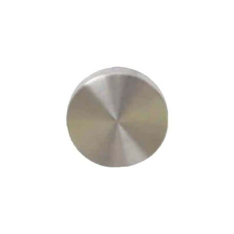 Rosaces rondes borgne - finition inox brossé mat - diamètre 54mm x2
