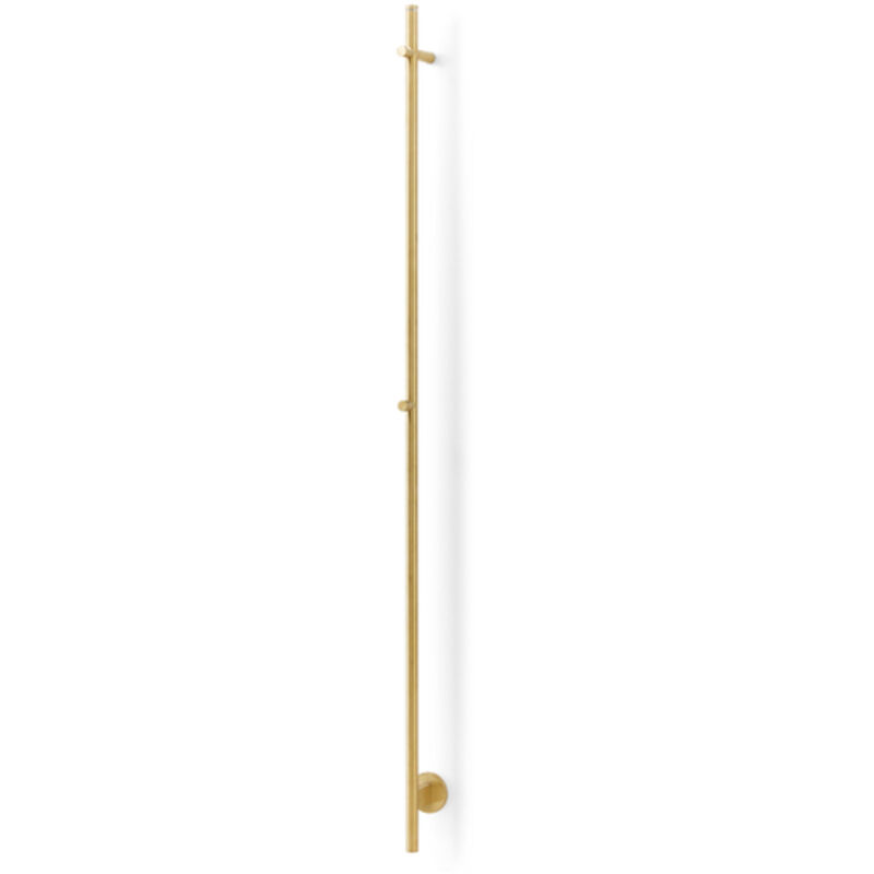 Rosani ONE Sèche serviette électrique - hauteur 170cm - 30Watt - inox 316 - Laiton brossé