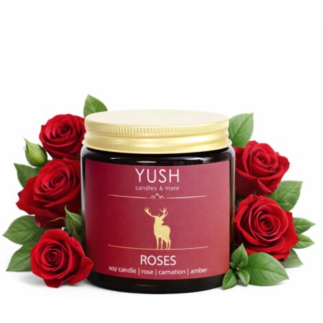 Rosas - vela de soja 120 ml
