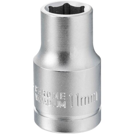 Rosca de 6 puntos con cuadrado de 1/2" 11 mm